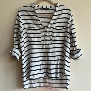 Zara Linen Top Medium